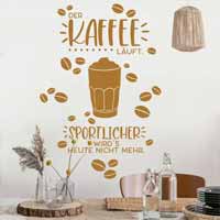Wandtattoo Kaffee - Cafe Latte