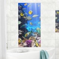 Fliesenaufkleber Badezimmer - Unterwasser-Welt