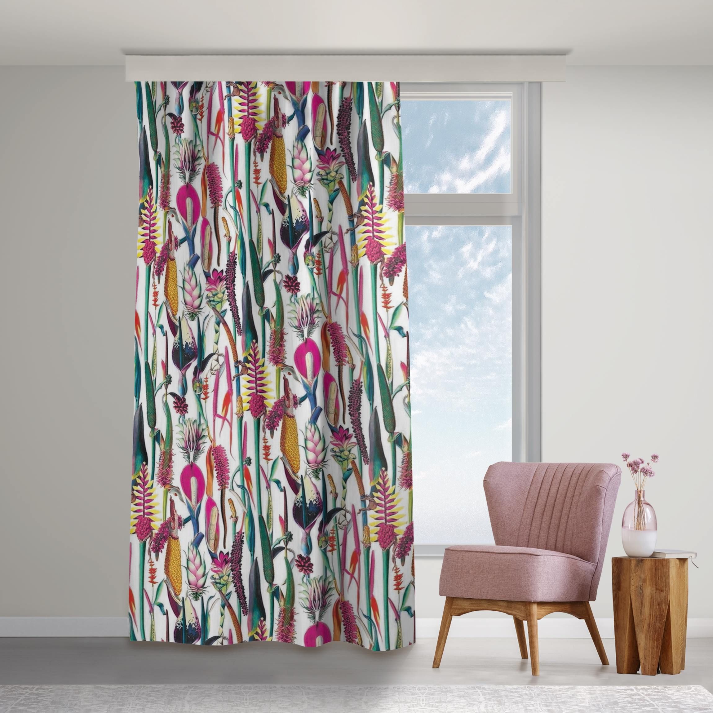 Vorhang - Tropisches Luxus Muster