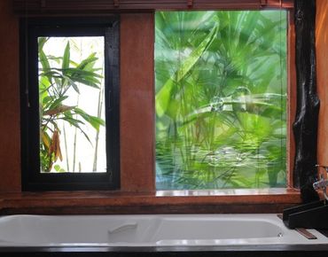Fensterfolie - Sichtschutz Fenster - Green Ambiance II - Fensterbilder Frühling