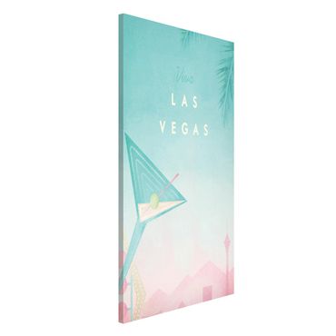 Magnettafel - Reiseposter - Viva Las Vegas - Memoboard Hochformat 4:3