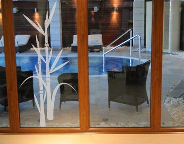Fensterfolie - Fenstertattoo No.8 Bambus - Milchglasfolie