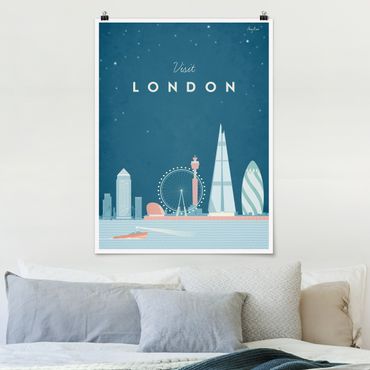 Poster - Reiseposter - London - Hochformat 4:3