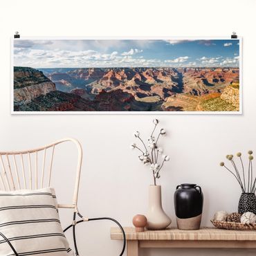 Poster - Natur des Canyons - Panorama Querformat