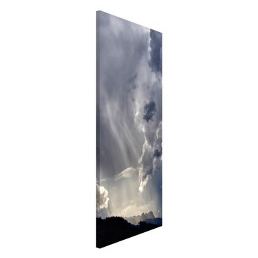 Magnettafel - Wilde Wolken - Panorama Hochformat