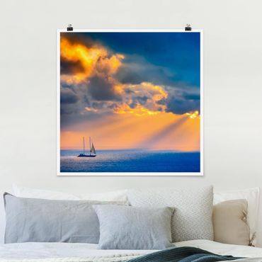 Poster - Sailing the Horizon - Quadrat 1:1