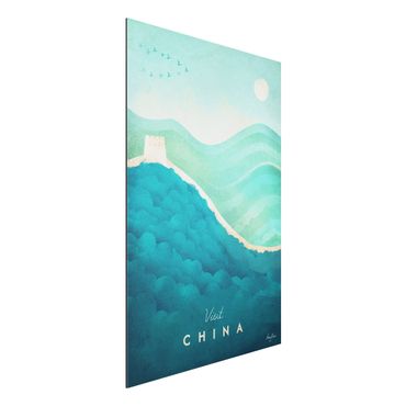 Aluminium Print - Reiseposter - China - Hochformat 3:2