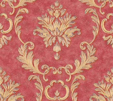 Architects Paper Mustertapete Luxury wallpaper in Metallic, Rot