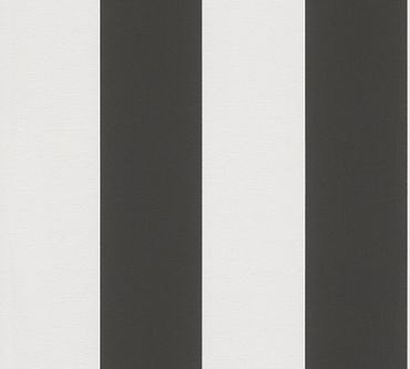 A.S. Création Streifentapete Black & White 4 in Schwarz, Weiß