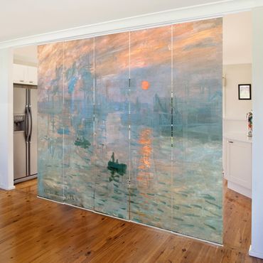Schiebegardinen Set - Claude Monet - Impression - 5 Flächenvorhänge