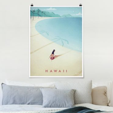 Poster - Reiseposter - Hawaii - Hochformat 4:3