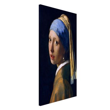 Magnettafel - Jan Vermeer van Delft - Das Mädchen mit dem Perlenohrgehänge - Memoboard Hochformat 4:3