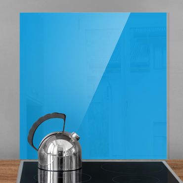 Glas Spritzschutz - Enzian - Quadrat - 1:1