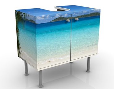 Waschbeckenunterschrank - Perfect Maledives - Badschrank Blau