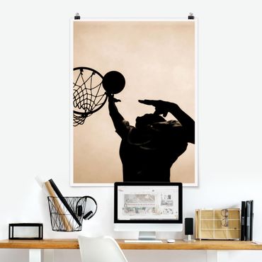 Poster - Basketball - Hochformat 3:4
