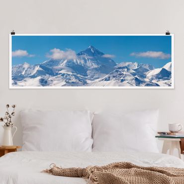Poster - Mount Everest - Panorama Querformat