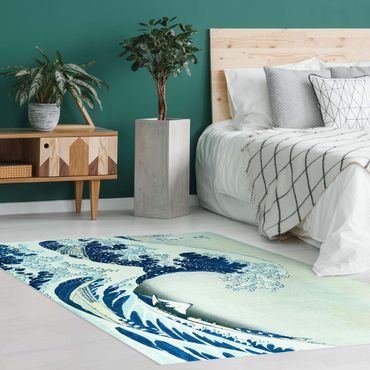 Vinyl-Teppich - Katsushika Hokusai - Die grosse Welle von Kanagawa - Querformat 4:3