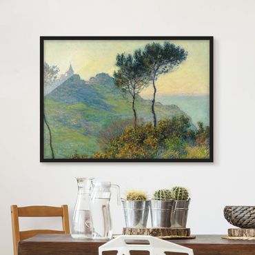 Bild mit Rahmen - Claude Monet - Varengeville Abendsonne - Querformat 3:4