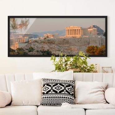 Bild mit Rahmen - Akropolis - Panorama Querformat