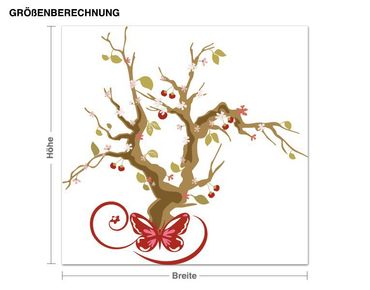 Wandsticker Kirschblütenbaum