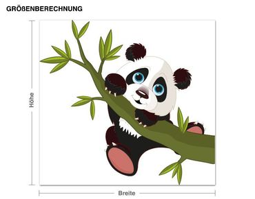 Wandsticker kleiner Panda
