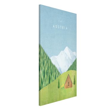 Magnettafel - Reiseposter - Austria - Hochformat 3:4