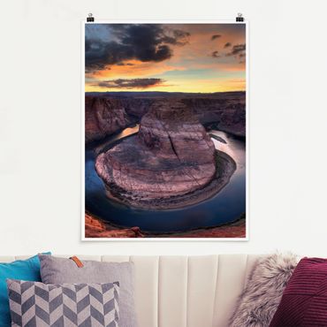 Poster - Colorado River Glen Canyon - Hochformat 3:4