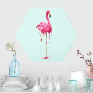 Hexagon Bild Forex - Jonas Loose - Schmelzender Flamingo