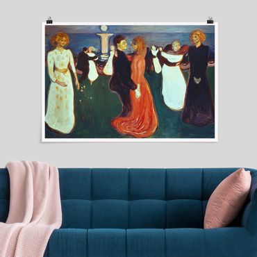 Poster - Edvard Munch - Der Tanz des Lebens - Querformat 2:3