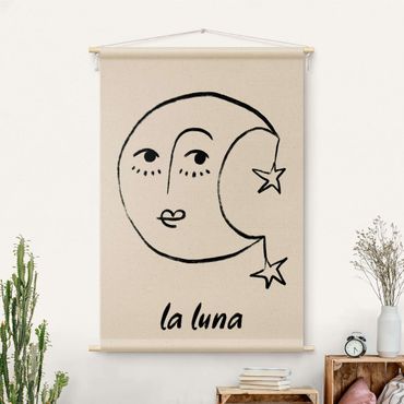 Wandteppich - Alina Buffiere - La Luna - Hochformat 2:3