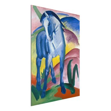 Alu-Dibond Bild - Franz Marc - Blaues Pferd I