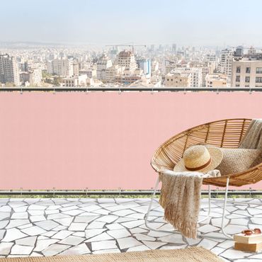 Balkon Sichtschutz - Blasses Pink