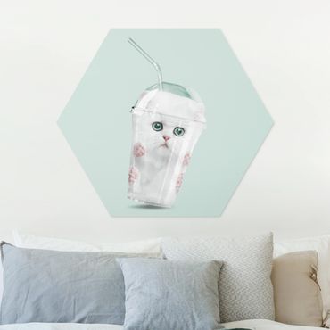 Hexagon Bild Forex - Jonas Loose - Shake mit Katze