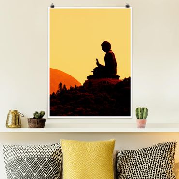 Poster - Resting Buddha - Hochformat 3:4