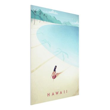 Forex Fine Art Print - Reiseposter - Hawaii - Hochformat 4:3
