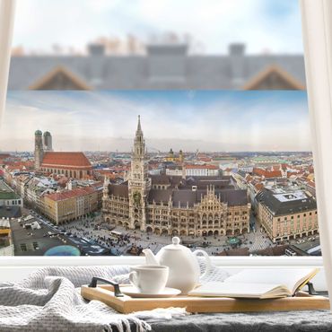 Fensterfolie - Sichtschutz - City of Munich - Fensterbilder