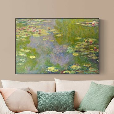 Akustik-Wechselbild - Claude Monet - Grüne Seerosen