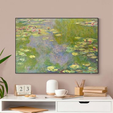 Wechselbild - Claude Monet - Grüne Seerosen