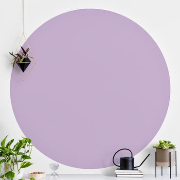 Runde Tapete selbstklebend - Colour Lavender