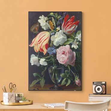 Wechselbild - Daniel Seghers - Vase mit Blumen