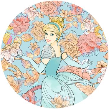 Fototapete - Cinderella Pastel Dreams