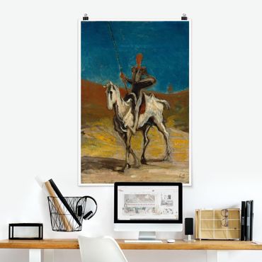 Poster - Honoré Daumier - Don Quixote - Hochformat 3:2