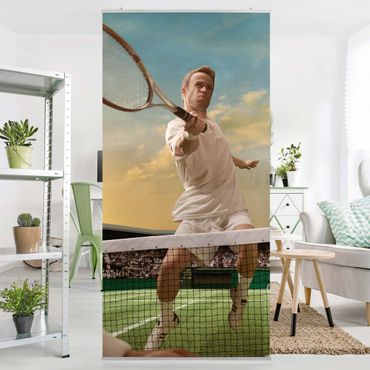 Raumteiler Kinderzimmer - Tennis Player 250x120cm