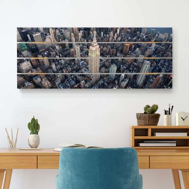 Holzbild - Empire State Of Mind - Panorama