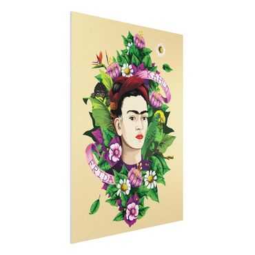 Forexbild - Frida Kahlo - Frida, Äffchen und Papagei