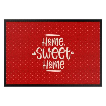 Fußmatte - Home sweet home polkadots