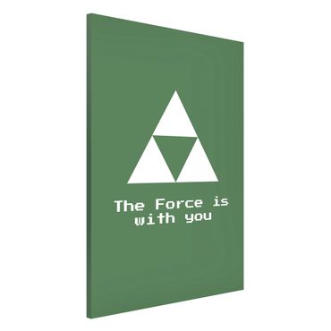 Magnettafel - Gaming Symbol The Force is with You - Hochformat 2:3