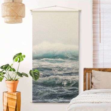 Wandteppich - Große Welle Hawaii - Hochformat 1:2