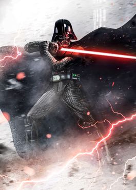 Fototapete - Star Wars Vader Dark Forces