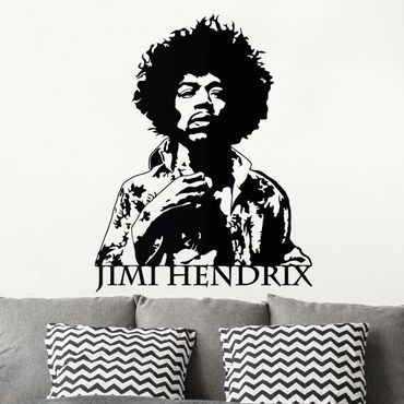 Wandtattoo Jimi Hendrix